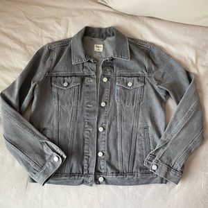 Gap Women’s Denim Icon Jacket Washed Grey